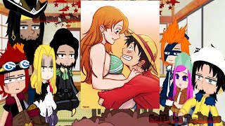 Past worst generation react to Luffy  Gacha Club [upl. by Inkster282]