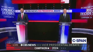 CBS News Vice Presidential Debate Simulcast [upl. by Rustie]