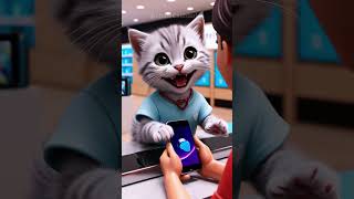 Cat has a lot of money for a iphone 😾📱 catlover cat cats cute kittens [upl. by Sherrill]