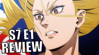 Shigaraki vs Female Uncle Sam⎮My Hero Academia Season 7 Episode 1 Review [upl. by Wetzell]