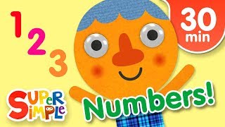 Our Favorite Numbers Songs  Kids Songs  Super Simple Songs [upl. by Einnej980]