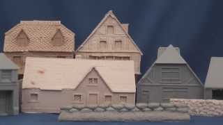 Eureka Miniatures 15mm resin fortifications amp buildings [upl. by Sirhc]