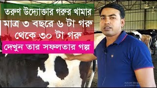 তরুণ উদ্যোক্তাদের গরুর খামার I Cow farm in bangladesh I How To Start Dairy Farm Business [upl. by Anauqes]