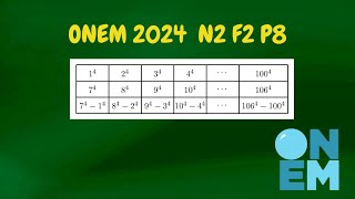 ONEM 2024 NIVEL 2 FASE 2 PROBLEMA 8 [upl. by Iaoh68]