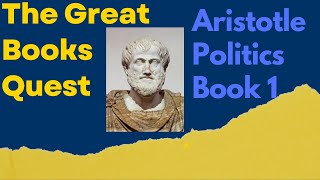 Aristotle  Politics  Book 1 [upl. by Marielle]