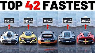 TOP FASTEST HYPERCARS IN FORZA HORIZON 5 [upl. by Anecuza]