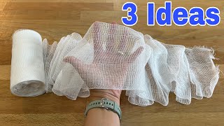 3 Perfect DIY Ideas for Bandage Rolls [upl. by Annahsad]