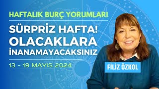 BÃœYÃœK SÃœRPRÄ°ZLERE HAZIR OLUN ÅANS KAPINIZI Ã‡ALABÄ°LÄ°R  HAFTALIK BURÃ‡ YORUMLARI 13 19 MAYIS 2024 [upl. by Rinum]