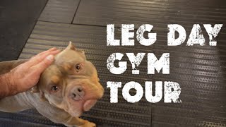 Road to 300lbs Leg Day Workout and Gym Tour of Bodyworks [upl. by Enaira]