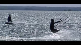 KITESURF FRANCE GERAUDOT LAC FORET ORIENT 2017 [upl. by Nnylyak218]