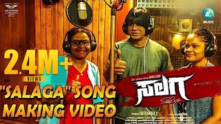 quotSalagaquot Song Making Video  Salaga Kannada Movie  Duniya vijay  Dhananjaya  Sanjana Anand [upl. by Enelaj]