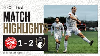 EXTENDED HIGHLIGHTS  Hemel Hempstead Town 12 WsM AFC  Vanarama National League South  17224 [upl. by Nerot42]