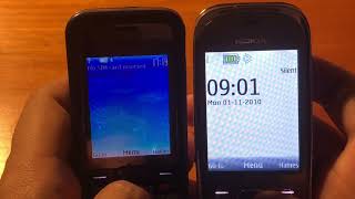 Nokia 7310 vs 7230 startupshutdown race [upl. by Hseyaj]