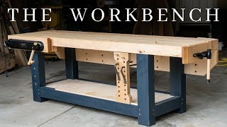 The PERFECT Woodworking Workbench  How To Build The Ultimate Hybrid Workholding Bench [upl. by Wiley]