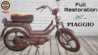 Full Restoration old SI Piaggio  Full Timelapse [upl. by Anialahs524]