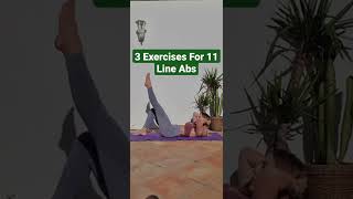 3 Exercises For 11 Line Abs shorts workout abs 11lineabs [upl. by Stalk]