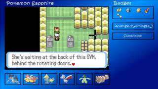 Lets Play Pokemon Sapphire Part 23  6th Gym Badge [upl. by Azirb639]