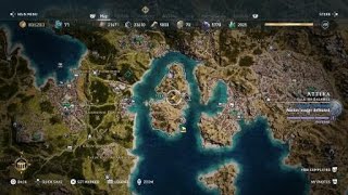 Assassins Creed® Odyssey  Golden Feather Location with map [upl. by Jacintha463]