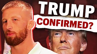 Bo Nickal says Trump will come to UFC 309 [upl. by Adelheid996]