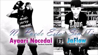 No puedo estar sin ti  Ayaari Nocedal ft Jaflow [upl. by Anayt305]