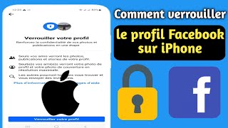 Comment verrouiller le profil Facebook sur iPhone 2024 [upl. by Ahsinek774]