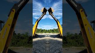 JCB BUCKET SHORT VIDEO 😱😬🤣 jcb jcbvideo tractor [upl. by Daveen]