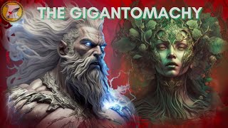 GREEK MYTHOLOGY The Gigantomachy  The War of the Giants vs Olympian Gods [upl. by Ljoka]