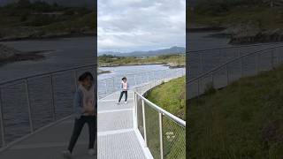 Experience the Atlantic Ocean road  Norway 🇳🇴 storytime7061  music flute song travel [upl. by Llenad]