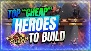 💲BEST Cheap  f2p Heroes To Build  Magnum Quest [upl. by Intyrb]