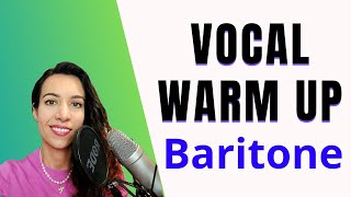 Vocal warm up for BaritoneSinging Warm Up  Baritone Full Range [upl. by Pooh96]