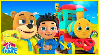 Rail Gadi रेल गाड़ी Train Song for Kids in Hindi [upl. by Namrac]