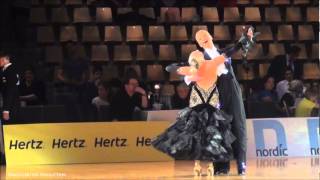 Aarhus 2012  WDSF Open Adult Standard  solo English Waltz  Markus Hirvonen amp Mariia Hirvonen [upl. by Illib662]