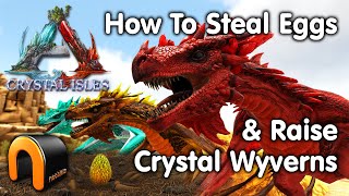 Crystal Isles featherlight spawn location and taming  Ark Survival Evolved  Oglah [upl. by Lorac]