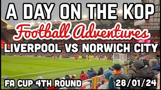 Liverpool vs Norwich City  A Day on the Kop [upl. by Naryt]