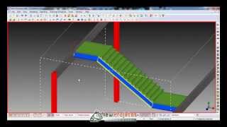 Tekla Tutorial  Escadas [upl. by Niwrehs199]