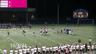 Danvers Varsity Football VS Beverly HS 10424 [upl. by Begga]