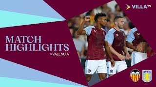 MATCH HIGHLIGHTS  Valencia 12 Aston Villa [upl. by Chev552]