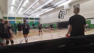 Ponoka Broncs vs Lacombe Christian Sabres Junior B volleyball [upl. by Medorra]