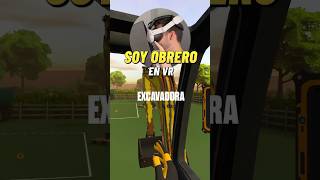 Así es conducir una EXCAVADORA en Realidad Virtual por 1 Día… [upl. by Nirrac379]