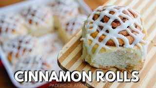 Cinnamon rolls  Receita Clássica Americana [upl. by Esilram617]