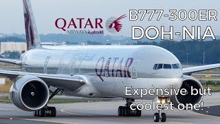 TRIP REPORT  ECONOMY  Qatar Airways  B777300ER  DohaHanoi [upl. by Rambert]