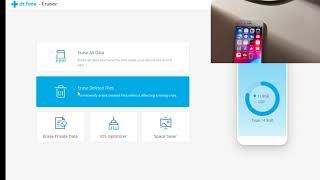 DrFone Erase iOS fully wipe your iOS device [upl. by Alfi]