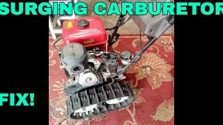 How To Fix SURGING Honda Snowblower [upl. by Kinnie]