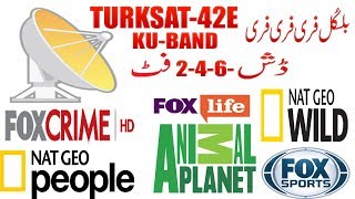 TURKSAT42E FREE CHANNEL LIST AND TRAINDIG KEY [upl. by Sirehc]