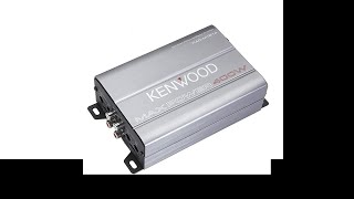 Kenwood KACM1814 4Channel Compact Bridgeable MarineMotorsports 400W Max Power Digital Amplifier [upl. by Airpal]