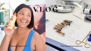 I got Liposuction  VLOG Pulse Dermatology body treatment amp Garnier yoga event [upl. by Rifkin886]