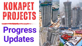 Kokapet Projects  Progress Updates  SAS Crown  Beverly Hills  Poulomi Palazzo  Marquise  Apas [upl. by Niltak]