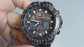 Mens Citizen Skyhawk AT Atomic Eco Drive Watch JY000550E [upl. by Nnylannej467]