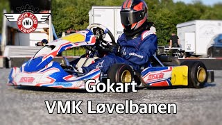 Gokart Træning Viborg Motorklub Løvelbanen FPV [upl. by Ehr]