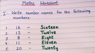 UKG class Maths Worksheet Maths Worksheet for UKG class Maths Worksheet for kindergarten [upl. by Lin]